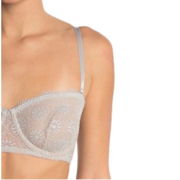 FREE PEOPLE STARLA UNDERWIRE BRA SKIES SIZE 32D - Picture 7 of 8